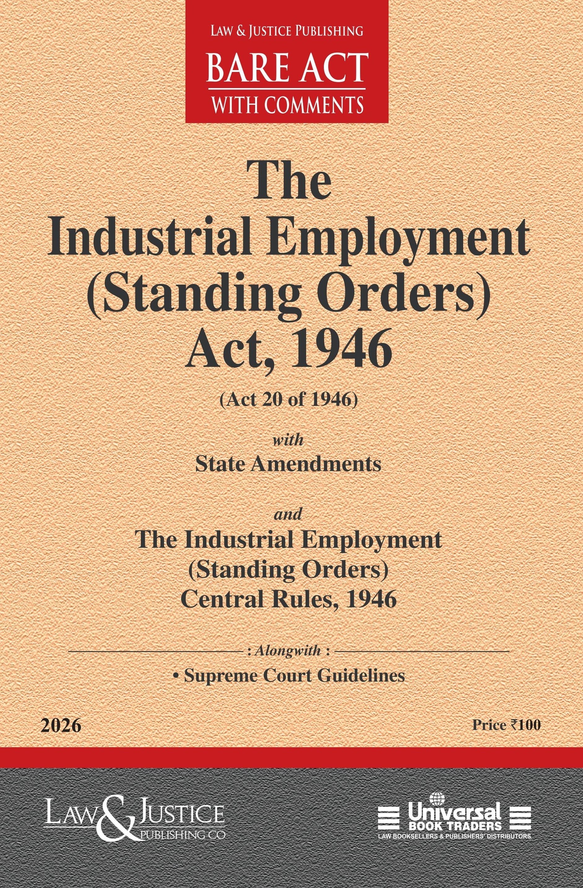 Industrial Disputes Act, 1947 | Law & Justice Publishing | EDITION 2026