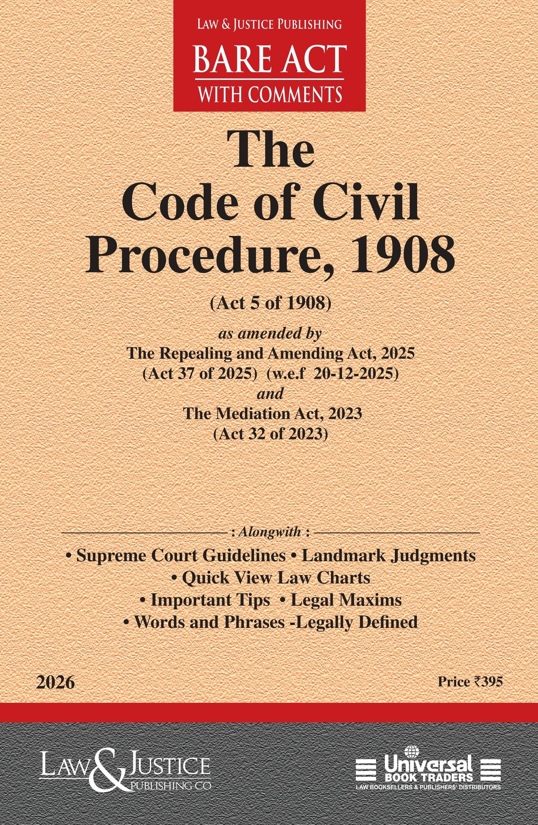 Code of Civil Procedure, 1908 | Law & Justice Publishing | EDITION 2026