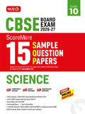 CBSE ScoreMore 15 Sample Question Papers Class 10 Science Book For 2027 Board Exam | MTG | 2026-27