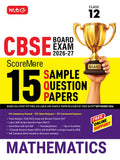 CBSE ScoreMore 15 Sample Question Papers Class 12 Mathematics Book For 2027 Board Exam | MTG | 2026-27