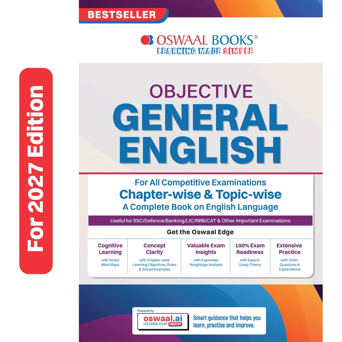 Oswaal Objective General English for All Competitive Exams | 1000+ Questions | Latest Edition