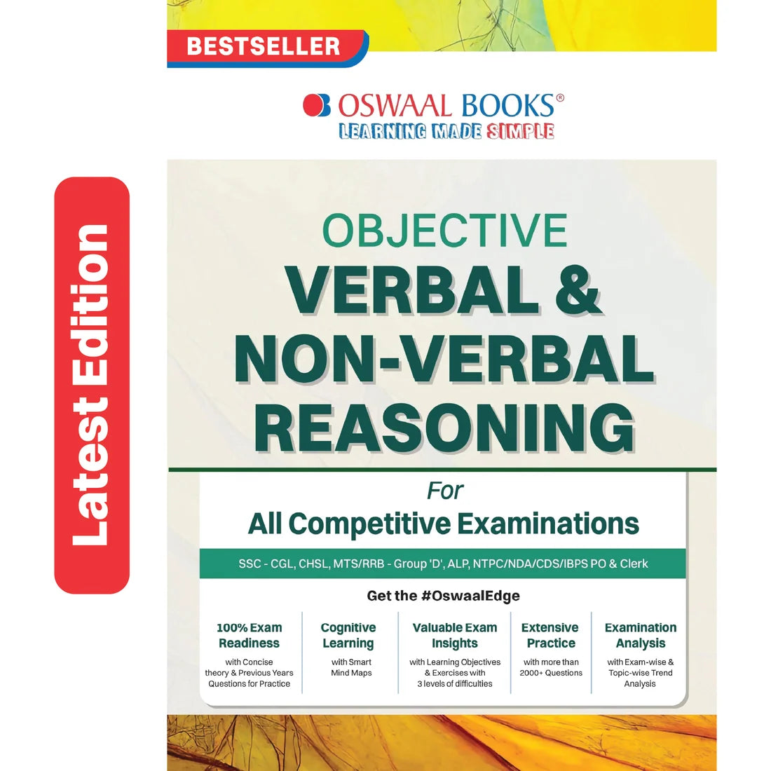 Oswaal Objective Verbal & Non-Verbal Reasoning Chapter-wise & Topic-wise for All Competitive Examinations | Latest Edition