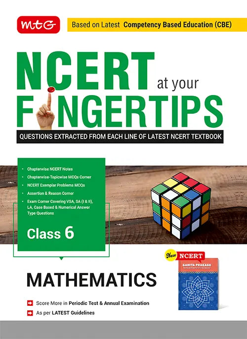 NCERT at your Fingertips Mathematics Class-6 | MTG | 2025-26