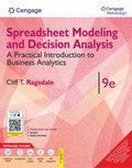 Spreadsheet Modeling and Decision Analysis with WebAssign | Cliff Ragsdale | Cengage | 9th Edition 2024
