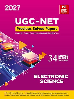 Electronic Science previous solved papers | UGC-NET 2027 | MADE EASY Publications