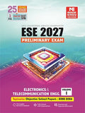 ESE 2027: Preliminary Exam: Electronics and Telecommunication Engg. Objective Solved Paper Vol-1 | MADE EASY Publications | Edition 2026