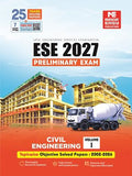 ESE 2027: Preliminary Exam: Civil Engineering Objective Solved Paper Vol-1 | MADE EASY Publications | Edition 2026