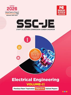 SSC-JE: Electrical Engineering 2026- Previous Year Objective Solved Paper-1 Volume-2 | MADE EASY Publications | Edition 2026