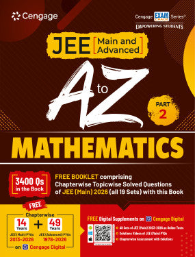 JEE (Main and Advanced) A to Z Mathematics: Part 2 | Cengage | Edition 2026