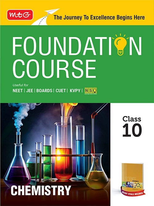 Foundation Course Class 10 Chemistry For NEET, IIT-JEE, CUET and Boards Exams | MTG | 2026-27