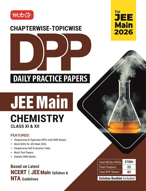 Chapterwise Topicwise DPP JEE Main Chemistry (Daily Practice Papers) With Solution Booklet | MTG