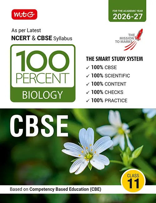 100 Percent NCERT and CBSE Biology Class 11 | MTG | 2026-27