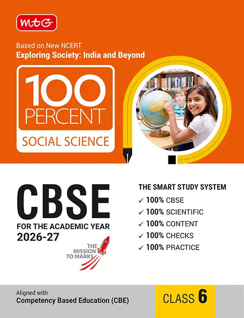 100 Percent NCERT and CBSE Social-Science Class 6 For 2026-27 Exam | MTG