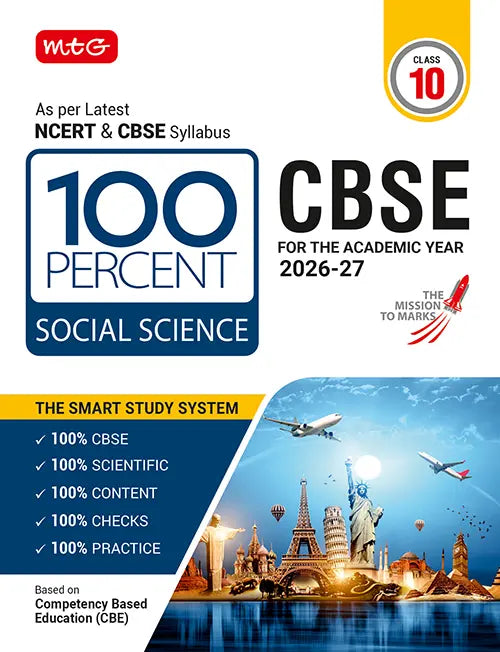 100 Percent NCERT and CBSE Social-Science Class 10 For 2026-27 Exam | MTG