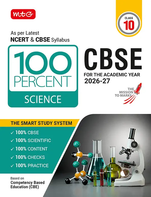 100 Percent NCERT and CBSE Science Class 10 For 2026-27 Exam | MTG