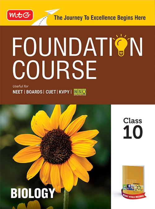 Foundation Course Class 10 Biology For NEET, IIT-JEE, CUET and Boards Exams | MTG | 2026-27