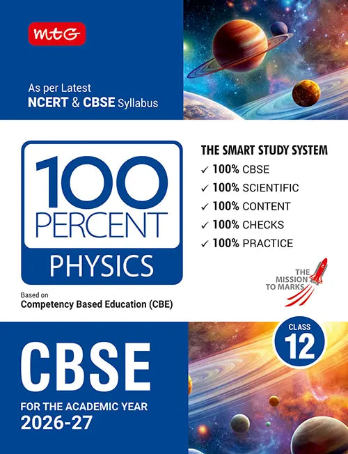 100 Percent NCERT and CBSE Physics Class 12 For 2026-27 Exam | MTG