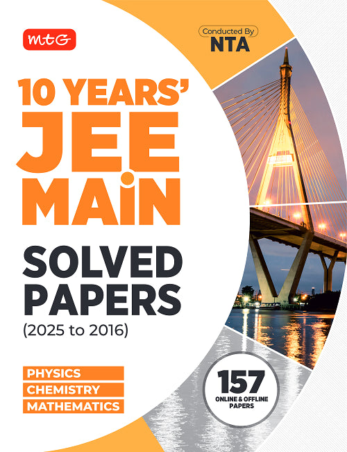 JEE MAIN 10 Previous Years Solved Question Papers | MTG | 2025-26 Edition