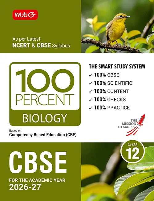 100 Percent NCERT and CBSE Biology Class 12 For 2026-27 Exam | MTG