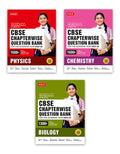 CBSE Chapterwise Question Bank Class 12 – Physics, Chemistry and Biology (For 2026 Board Exam) | MTG