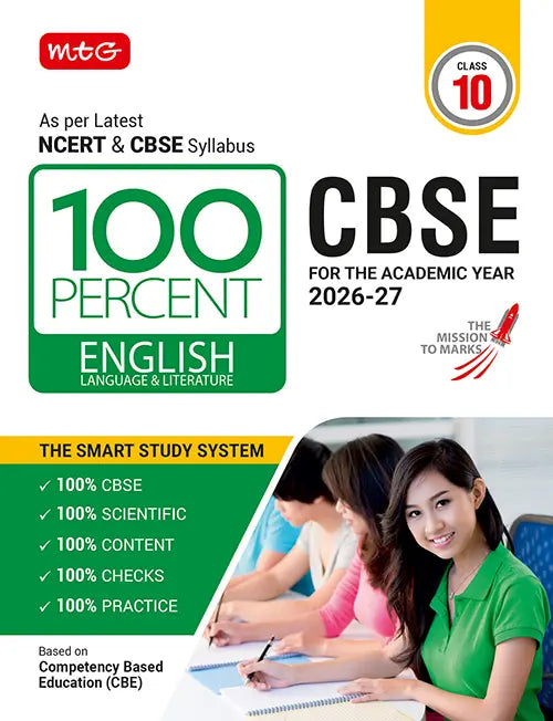 100 Percent NCERT and CBSE English Language and Literature Class 10 For 2026-27 Exam | MTG