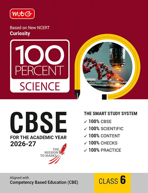 100 Percent NCERT and CBSE Science Class 6 For 2026-27 Exam | MTG