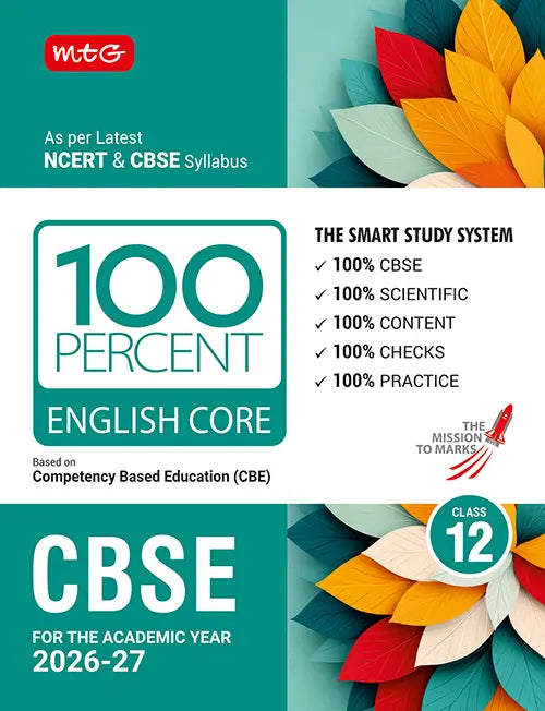 100 Percent NCERT and CBSE English Class 12 For 2026-27 Exam | MTG