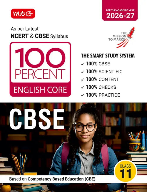 100 Percent NCERT and CBSE English Core Class 11 | MTG | 2026-27