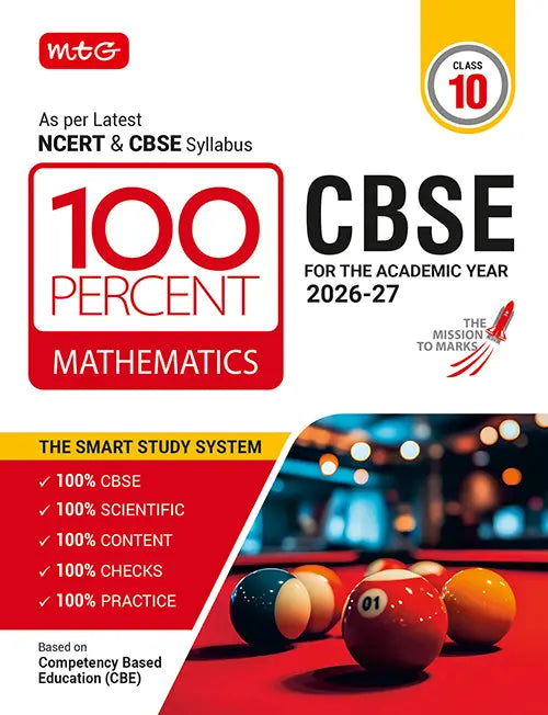 100 Percent NCERT and CBSE Mathematics Class 10 For 2026-27 Exam | MTG