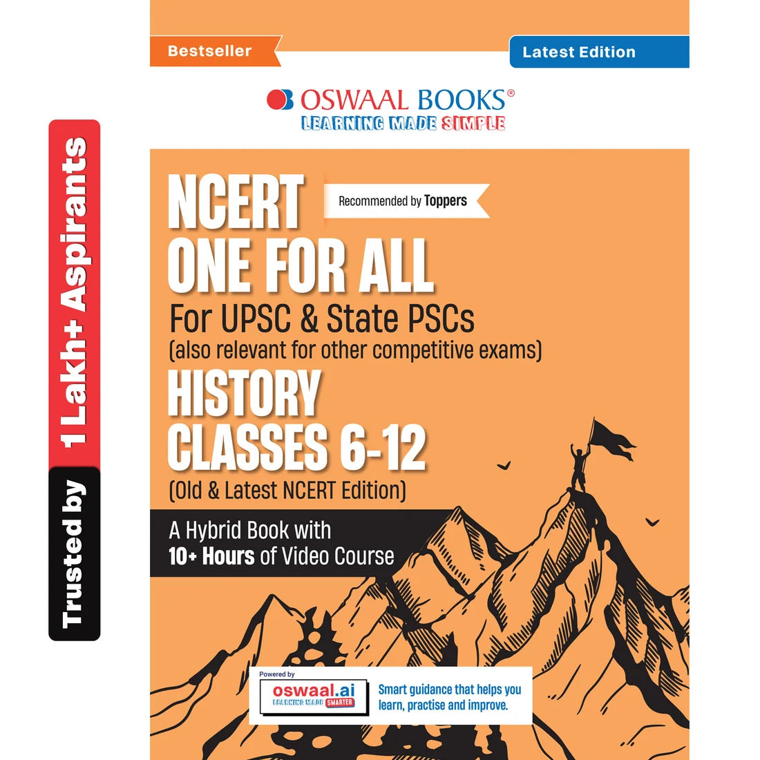 NCERT One For All Book for UPSC & State PSCs | History Classes 6–12 (Old & New NCERT Edition) | Latest Edition | Oswaal Books