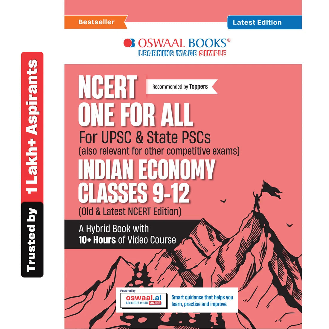 NCERT One For All Book for UPSC & State PSCs | Indian Economy Classes 9–12 (Old & New NCERT Edition) | Latest Edition | Oswaal Books