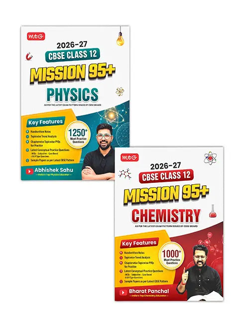CBSE Mission 95+ Physics and Chemistry Class 12 For 2027 Exam | Abhishek Sahu and Bharat Panchal | MTG