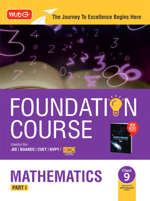 Foundation Course Class 9 Mathematics (Part-1) For NEET, IIT-JEE, CUET and Boards Exams | MTG | 2026-27
