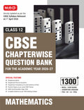 Class 12 – CBSE Chapterwise Question Bank Mathematics For 2027 Board Exam | MTG | 2026-27