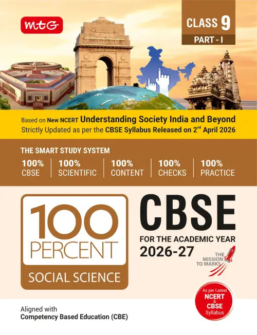 100 Percent NCERT and CBSE Social-Science (Part-1) Class 9 For 2026-27 Exam | MTG