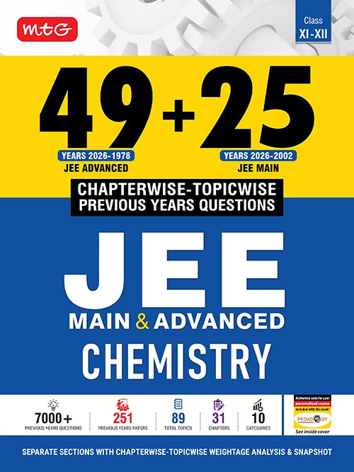 49+25 Years Chapterwise Topicwise Solutions Chem for JEE (Adv + Main)