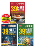 39 Years NEET Physics, Chemistry, Biology Book For 2026-2027 Exam (Set of 3) | Chapterwise Topicwise Solved Question Papers | MTG