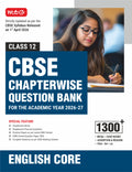 Class 12 – CBSE Chapterwise Question Bank English Core For 2027 Board Exam | MTG | 2026-27