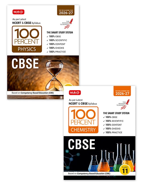 100 Percent NCERT and CBSE Physics, Chemistry Class 11 | MTG | 2026-27