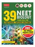 39 Years NEET Biology Book For 2026-2027 Exam | Chapterwise Topicwise Solved Question Papers | MTG