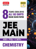 JEE Main 8 Years (2026-2019) PYQs Chemistry | All 163 Shift Previous Years Solved Papers For JEE Main 2027 Exams | MTG