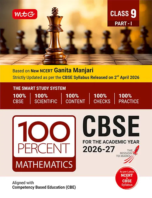 100 Percent NCERT and CBSE Mathematics Class 9 (Part-1) For 2026-27 Exam | MTG