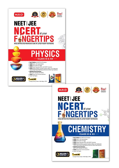 Objective NCERT at your FINGERTIPS Physics and Chemistry Combo – NEET Books (Based on NCERT Latest Pattern For 2027 Exam) | MTG