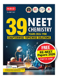 39 Years NEET Chemistry Book For 2026-2027 Exam | Chapterwise Topicwise Solved Question Papers | MTG