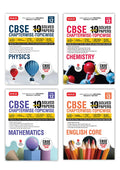 CBSE 10 Years (2026-2017) Chapterwise Topicwise Solved Papers Class 12 Physics, Chemistry, Mathematics and English (Set of 4 Books) – CBSE Champion For 2027 Exam | Video Solution of PYQs | MTG