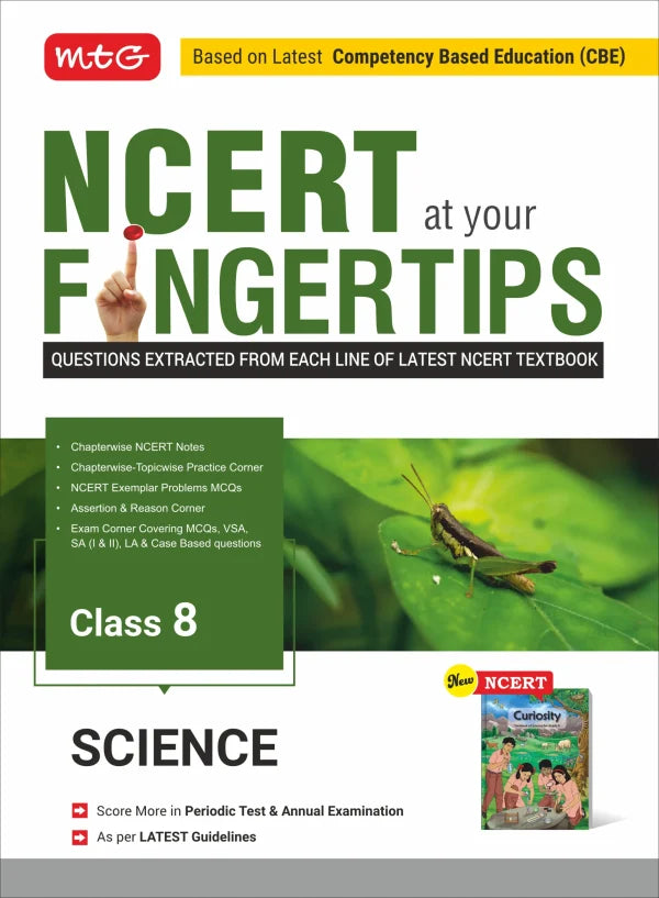 NCERT at your Fingertips Science Class-8 | MTG | 2026-27
