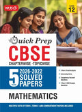 CBSE Quick Prep Class 12 Mathematics PYQs Book For 2027 Exam