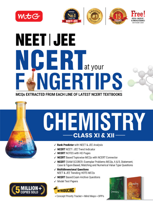 Objective NCERT at your FINGERTIPS Chemistry – NEET-JEE Books (Based on NCERT Latest Pattern For 2027 Exam) | MTG