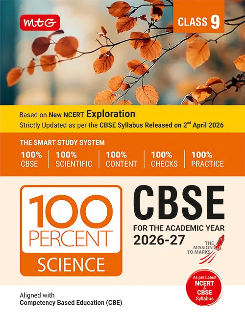 100 Percent NCERT and CBSE Science Class 9 For 2026-27 Exam | MTG