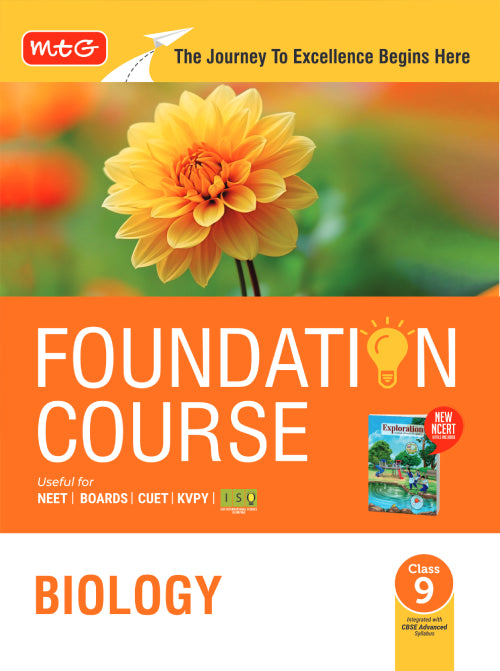 Foundation Course Class 9 Biology For NEET, IIT-JEE, CUET and Boards Exams Based on New NCERT Syllabus and Pattern 2026-2027 | MTG